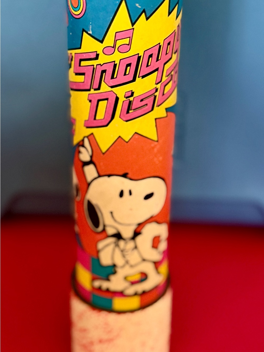 Snoopy Disco Party Foam Roller - Colorful Snoopy Graphic